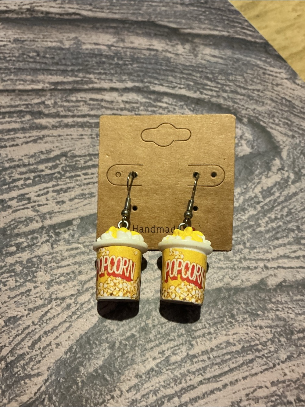 Popcorn Bucket Earrings